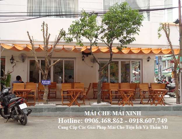 Mái xếp quán cafe